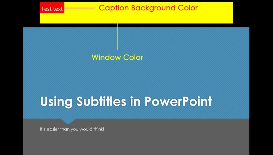 Using Captions and Subtitles in PowerPoint